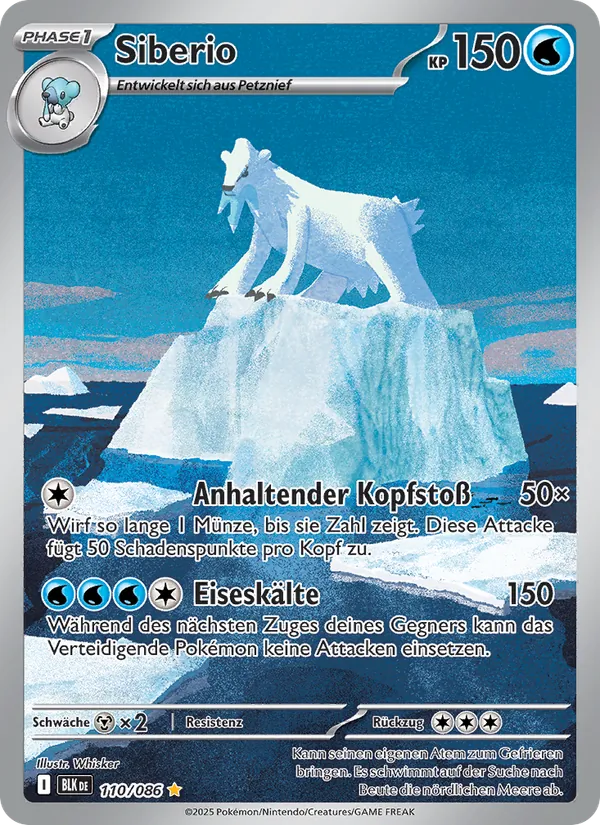 Siberio Schwarze Blitze 110/86