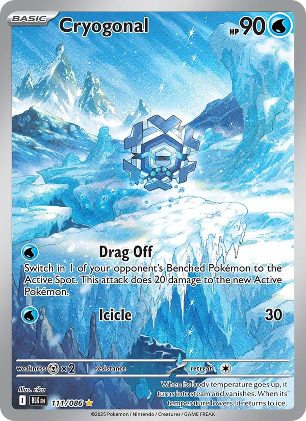 Cryogonal Black Bolt 111/86