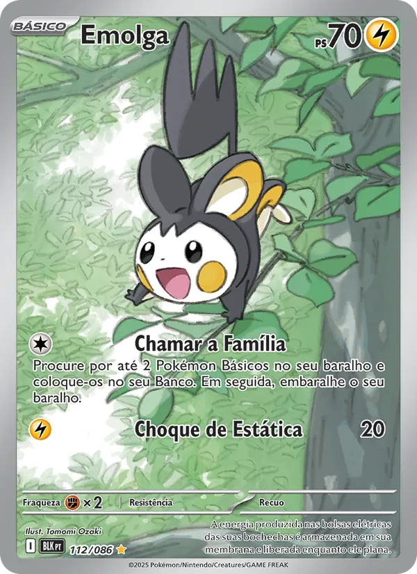 Emolga Raio Preto 112/86