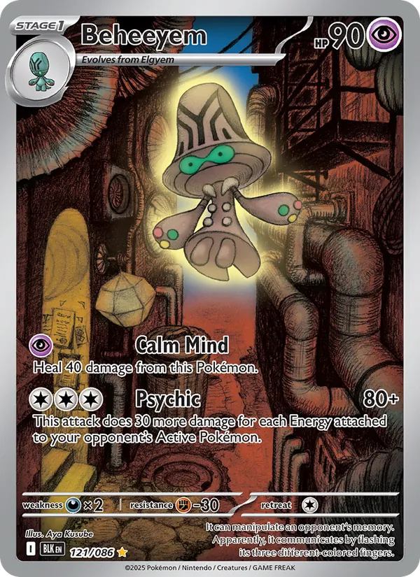Beheeyem Black Bolt 121/86
