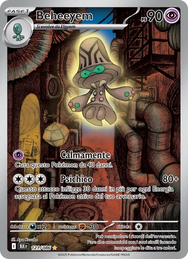 Beheeyem Luce Nera 121/86