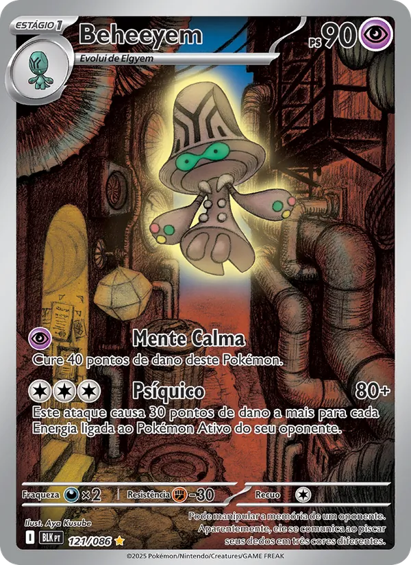 Beheeyem Raio Preto 121/86