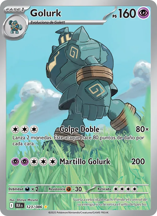 Golurk Fulgor Negro 123/86