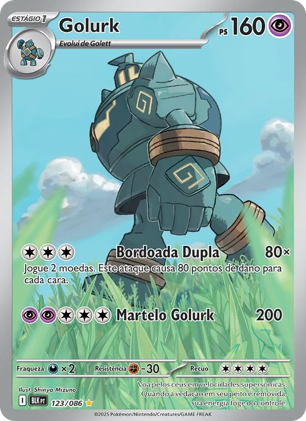 Golurk Raio Preto 123/86
