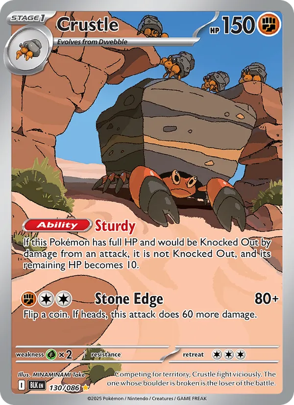 Crustle Black Bolt 130/86