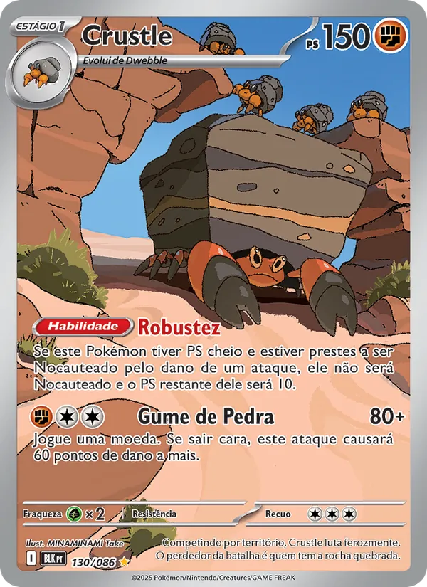 Crustle Raio Preto 130/86