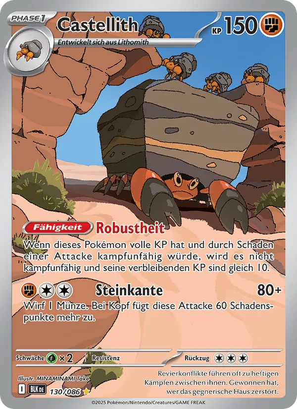 Castellith Schwarze Blitze 130/86