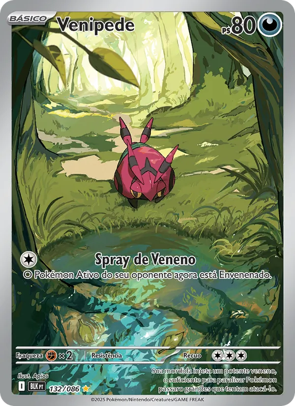 Venipede Raio Preto 132/86