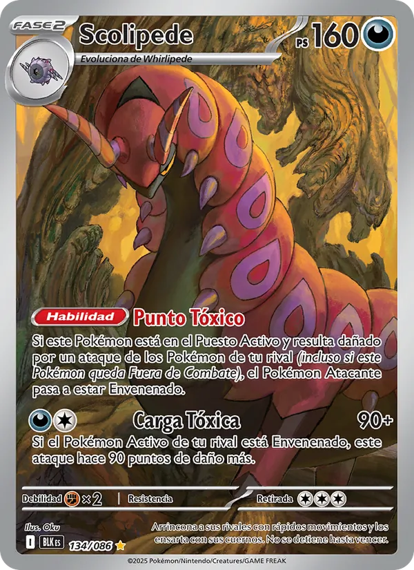 Scolipede Fulgor Negro 134/86