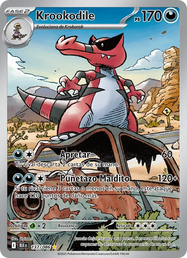 Krookodile Fulgor Negro 137/86