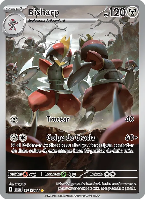 Bisharp Fulgor Negro 143/86