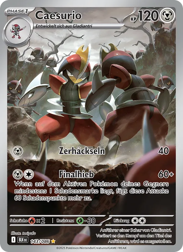 Caesurio Schwarze Blitze 143/86
