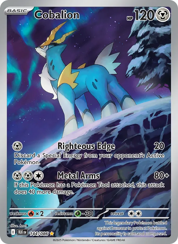 Cobalion Black Bolt 144/86