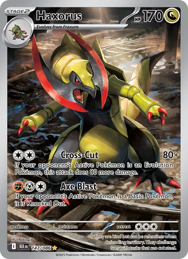 Haxorus Black Bolt 147/86