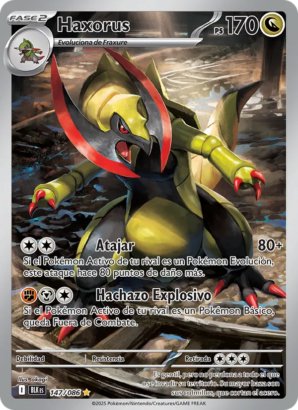 Haxorus Fulgor Negro 147/86