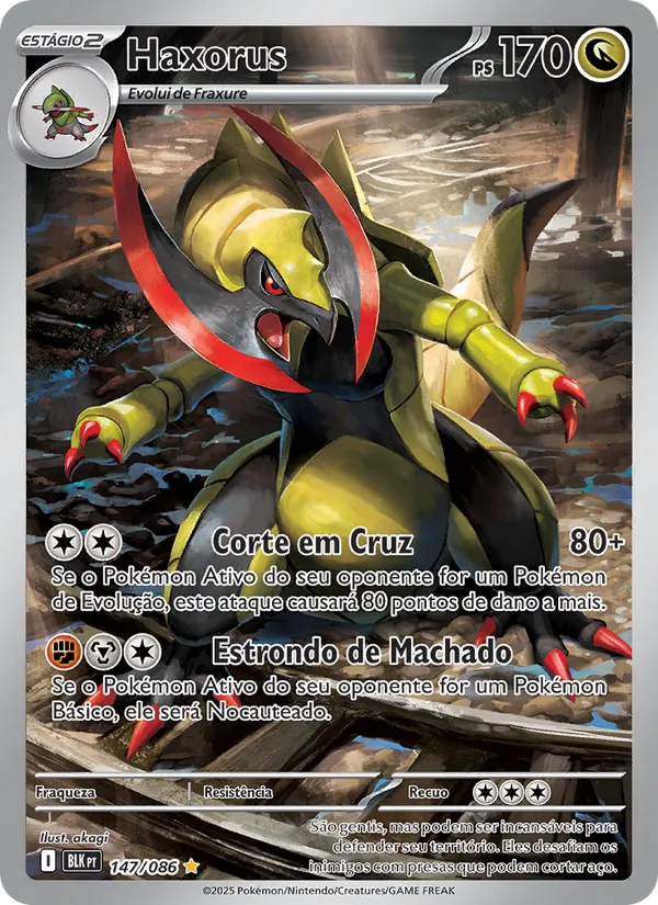 Haxorus Raio Preto 147/86