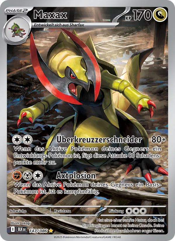 Maxax Schwarze Blitze 147/86