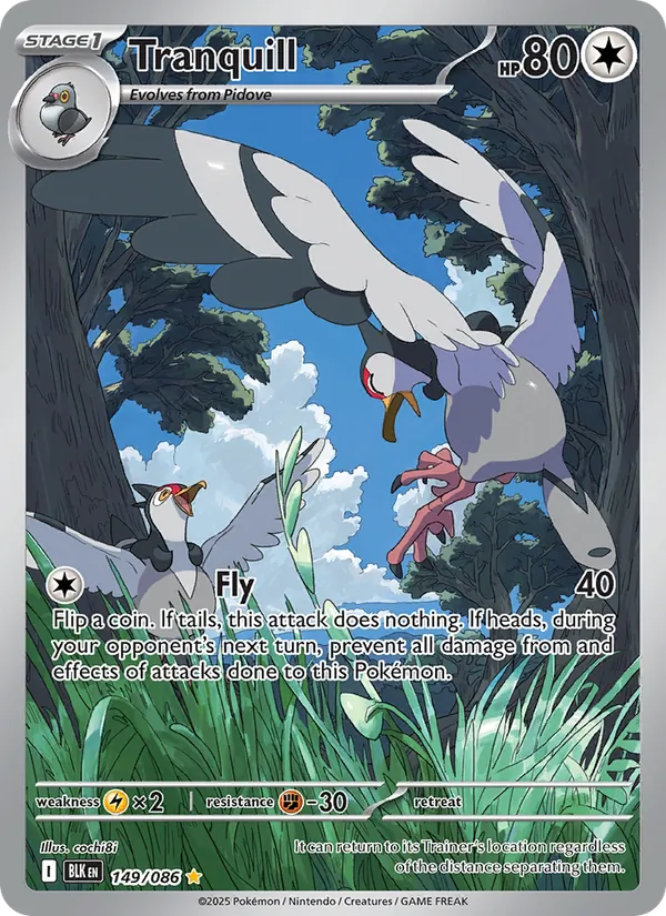 Tranquill Black Bolt 149/86