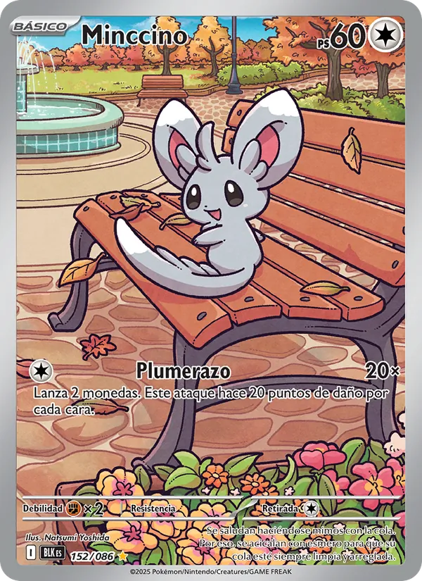 Minccino Fulgor Negro 152/86