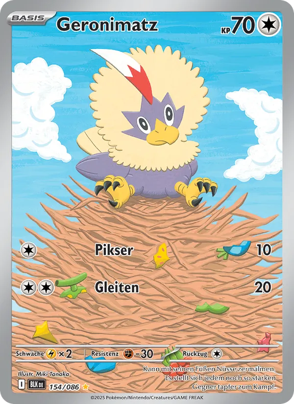 Geronimatz Schwarze Blitze 154/86