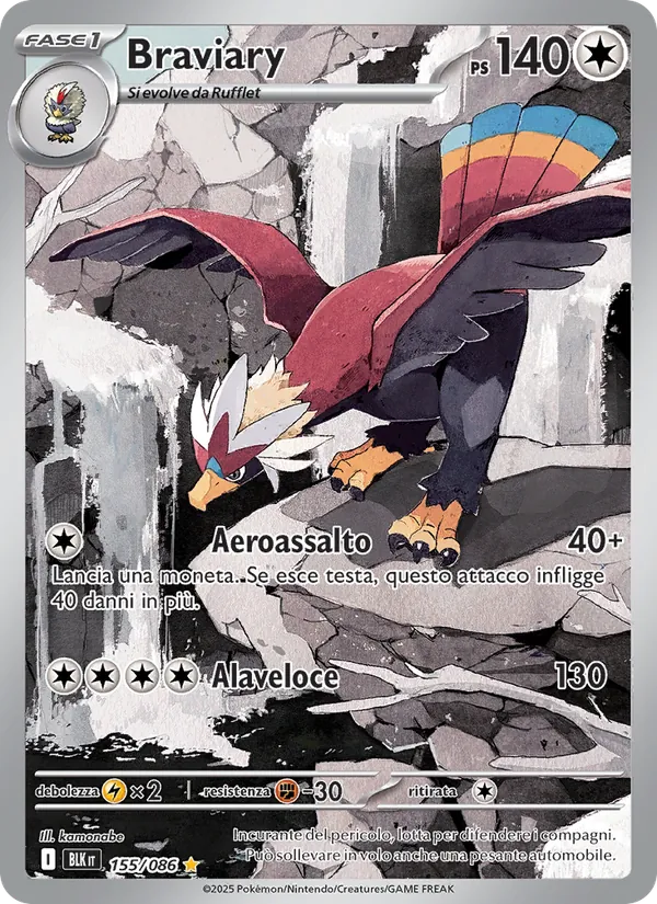 Braviary Luce Nera 155/86