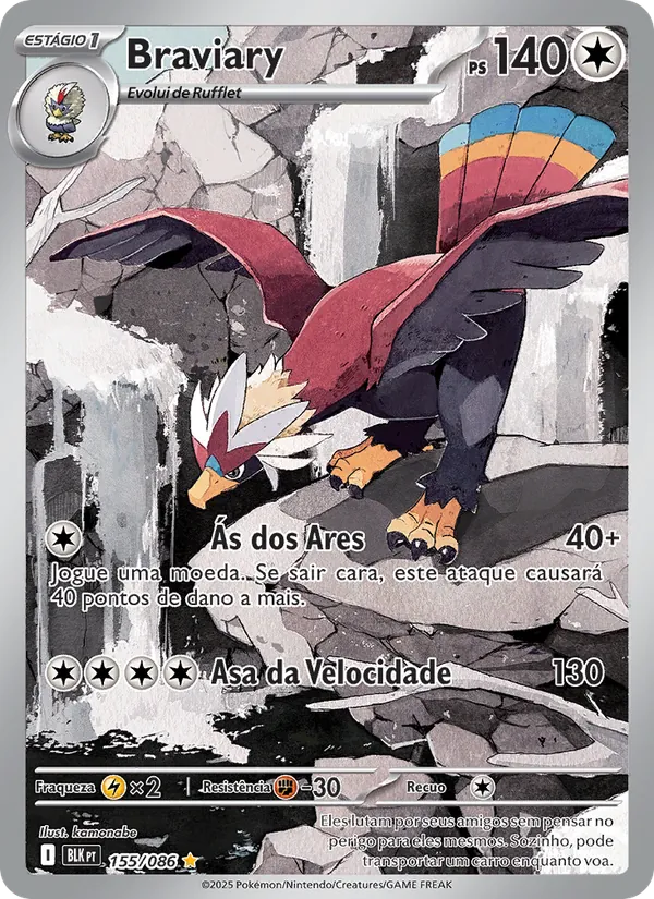 Braviary Raio Preto 155/86
