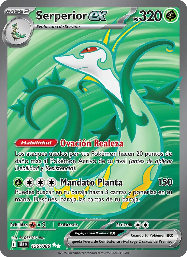 Serperior ex Fulgor Negro 156/86