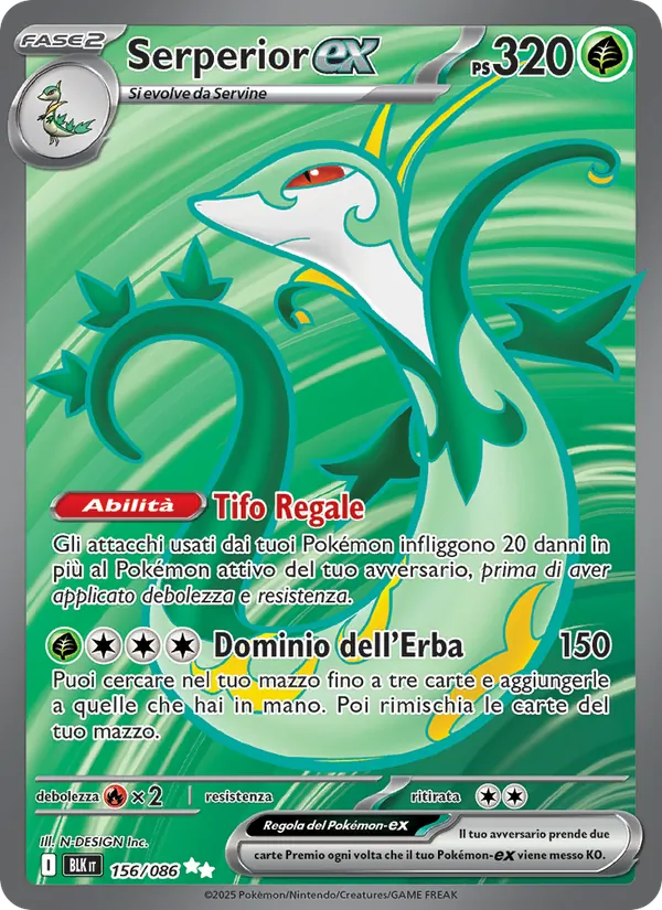 Serperior-ex Luce Nera 156/86