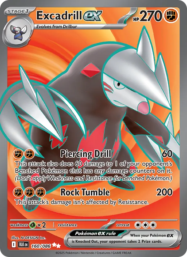 Excadrill ex Black Bolt 160/86