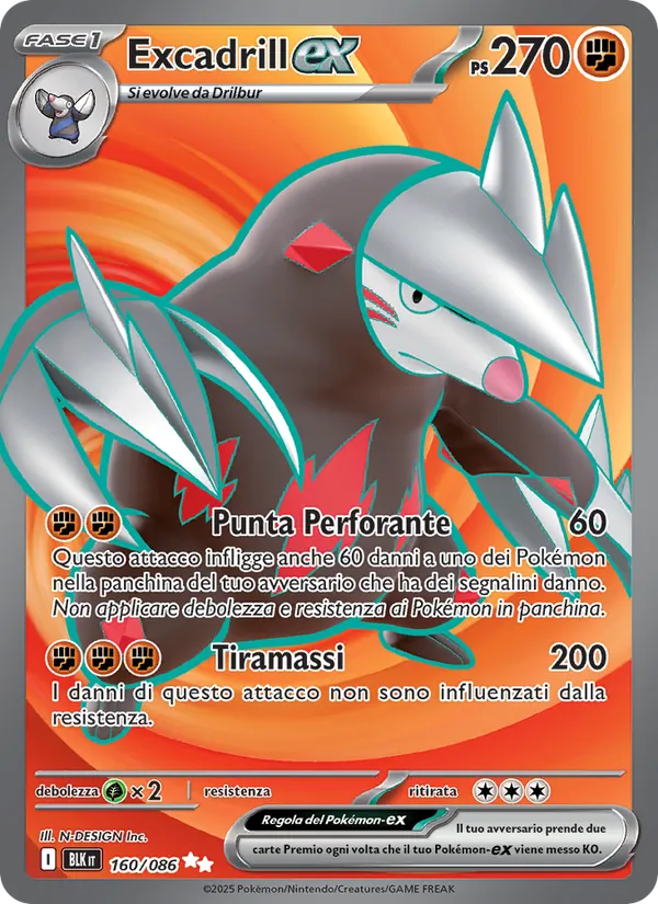 Excadrill-ex Luce Nera 160/86