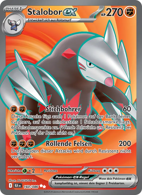 Stalobor-ex Schwarze Blitze 160/86