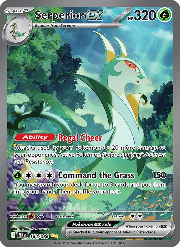 Serperior ex Black Bolt 164/86