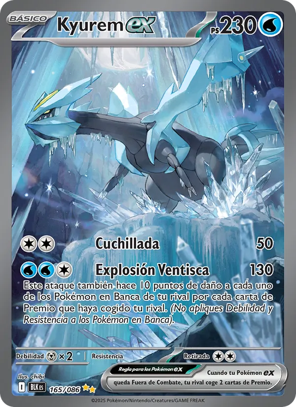 Kyurem ex Fulgor Negro 165/86