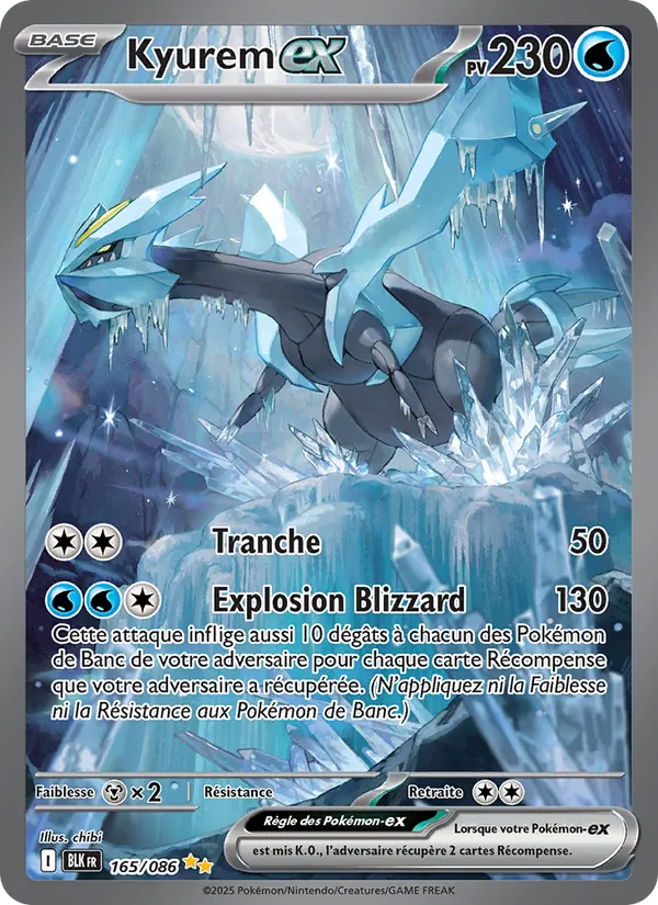 Kyurem-ex Foudre Noire 165/86