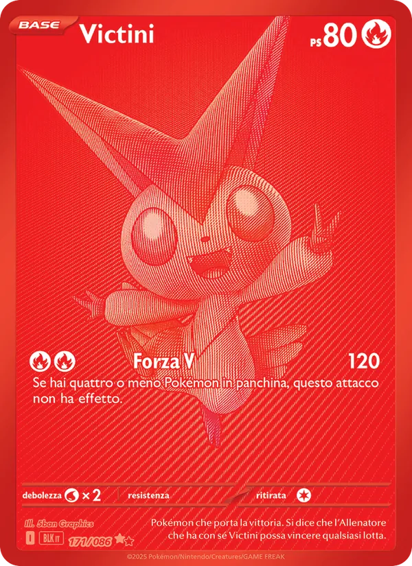 Victini Luce Nera 171/86