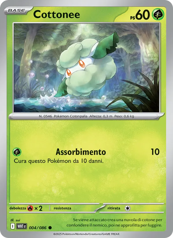 Cottonee Fuoco Bianco 004/86