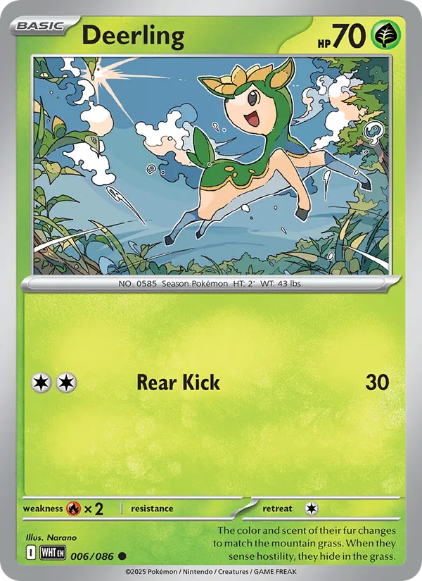 Deerling White Flare 006/86
