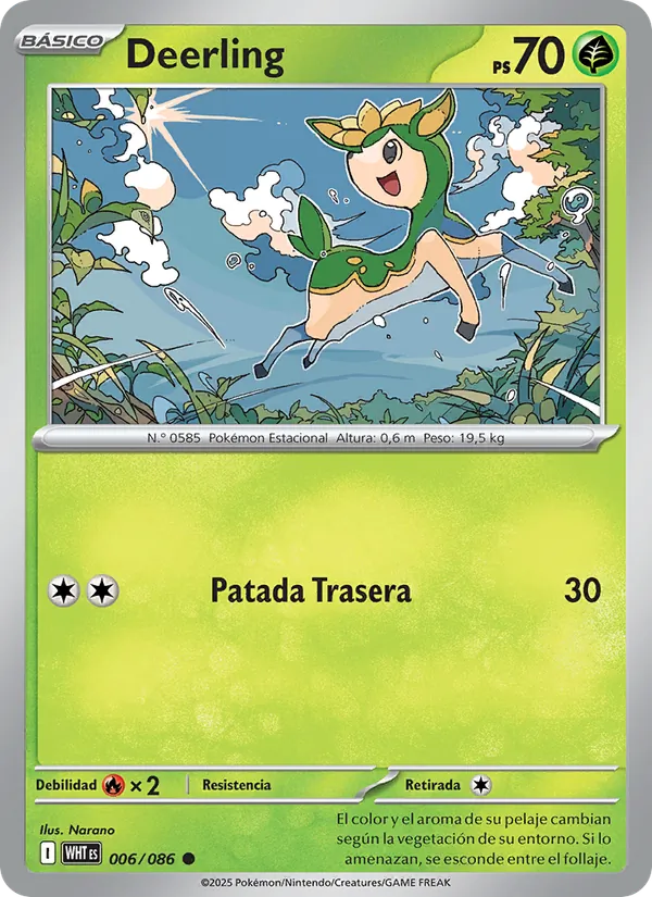 Deerling Llama Blanca 006/86