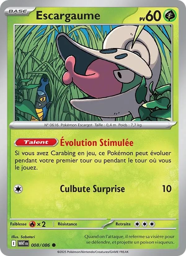 Escargaume Flamme Blanche 008/86