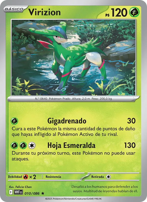 Virizion Llama Blanca 010/86