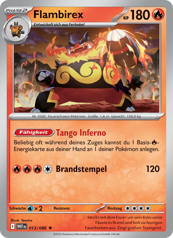 Flambirex Weiße Flammen 013/86