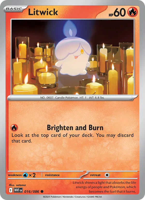 Litwick White Flare 016/86