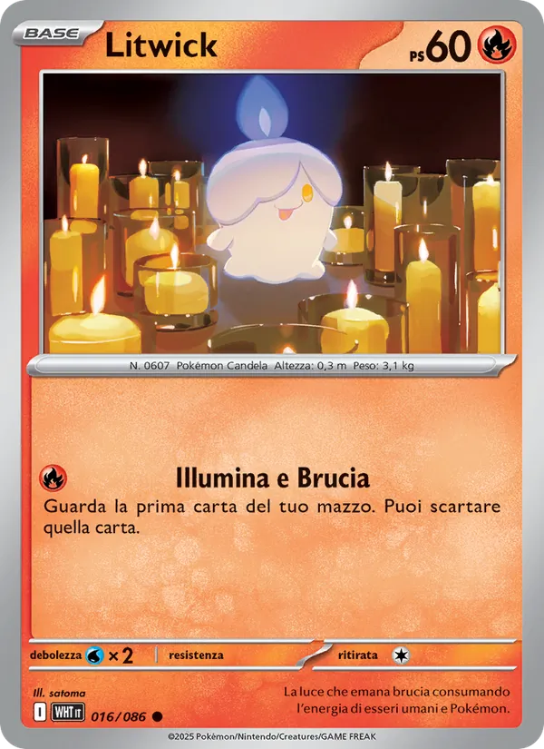 Litwick Fuoco Bianco 016/86
