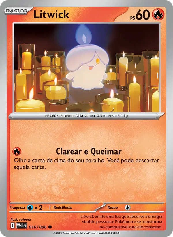 Litwick Fogo Branco 016/86
