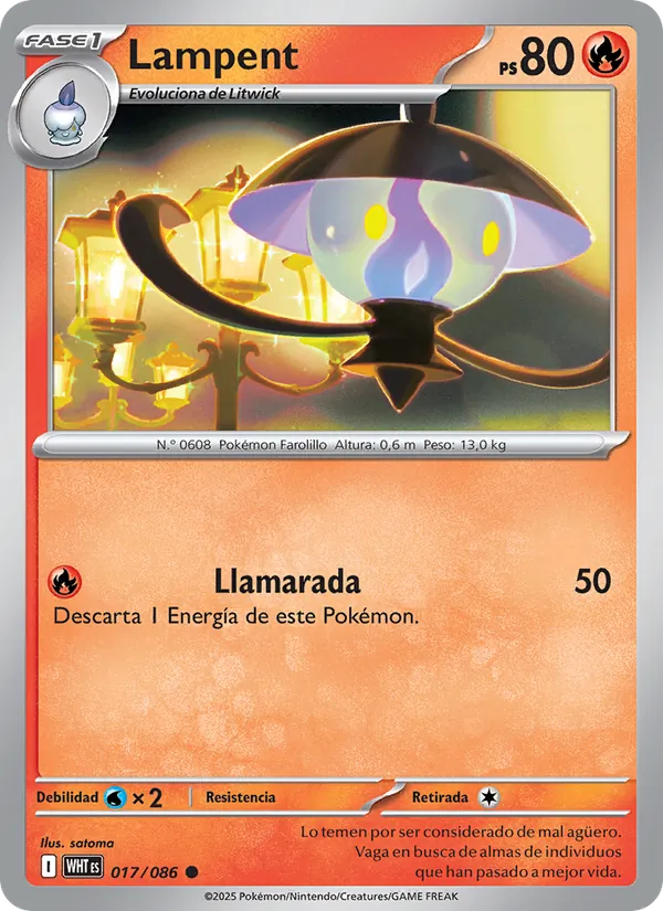 Lampent Llama Blanca 017/86