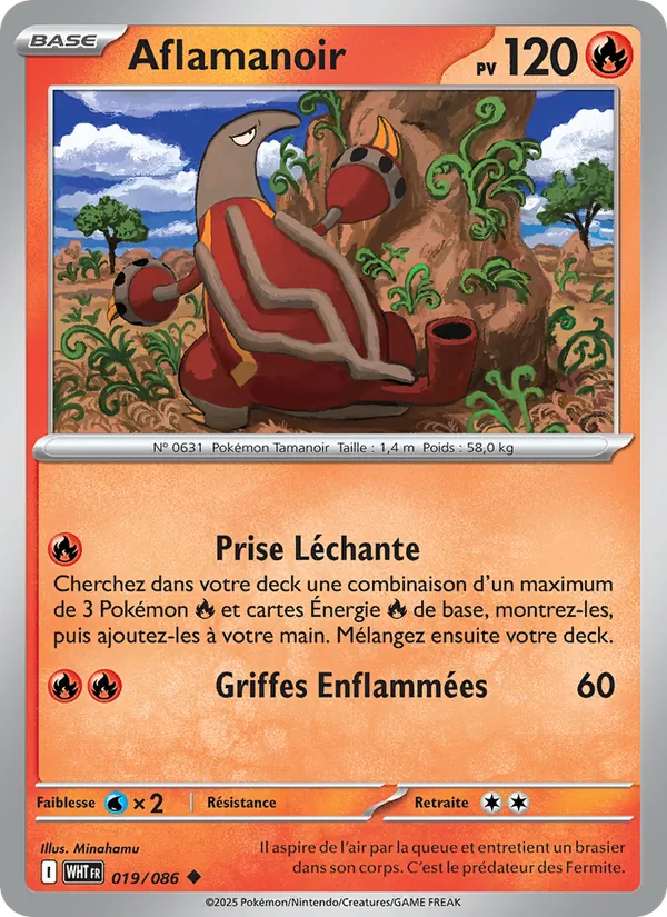 Aflamanoir Flamme Blanche 019/86