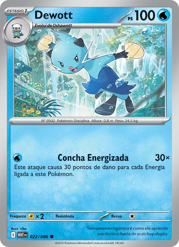 Dewott Fogo Branco 022/86