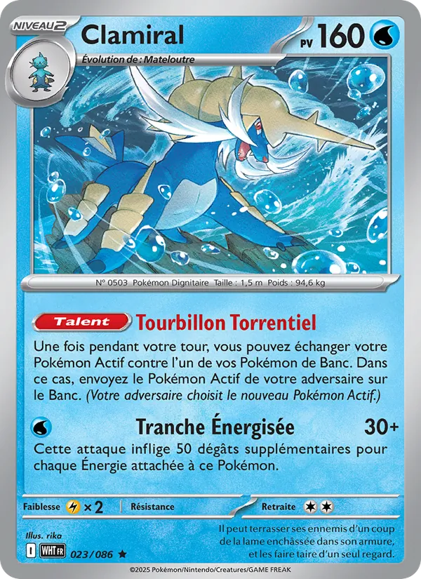 Clamiral Flamme Blanche 023/86
