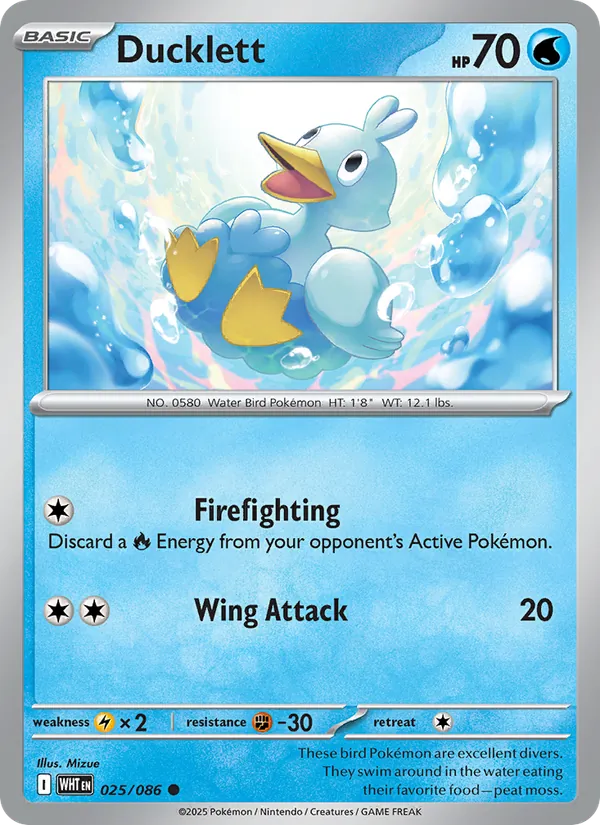 Ducklett White Flare 025/86