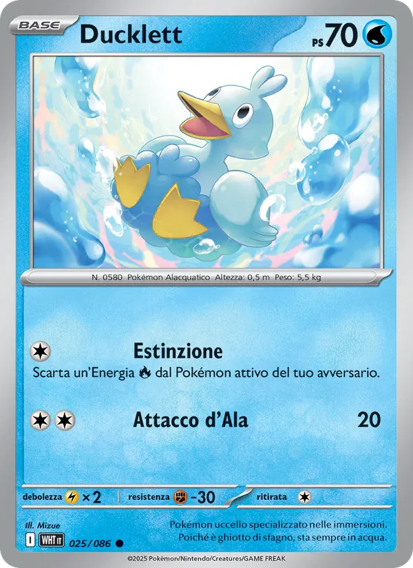 Ducklett Fuoco Bianco 025/86